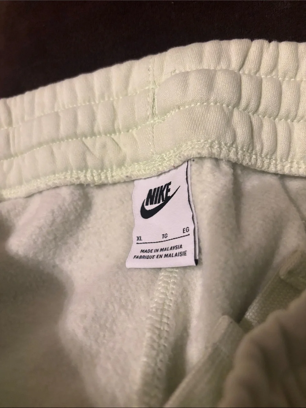 Nike Kids Light neon Youth  XL Green Joggers with Elastic Waist